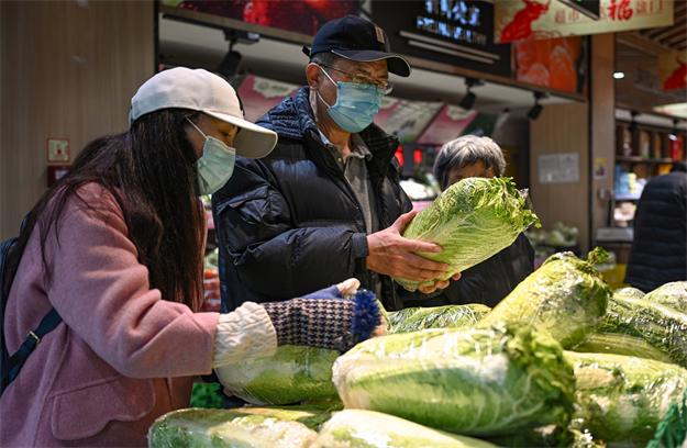 就地过年有保障　北京“菜篮子”量足价稳